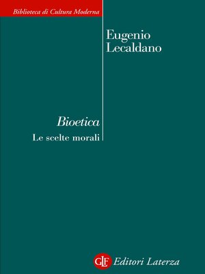 cover image of Bioetica